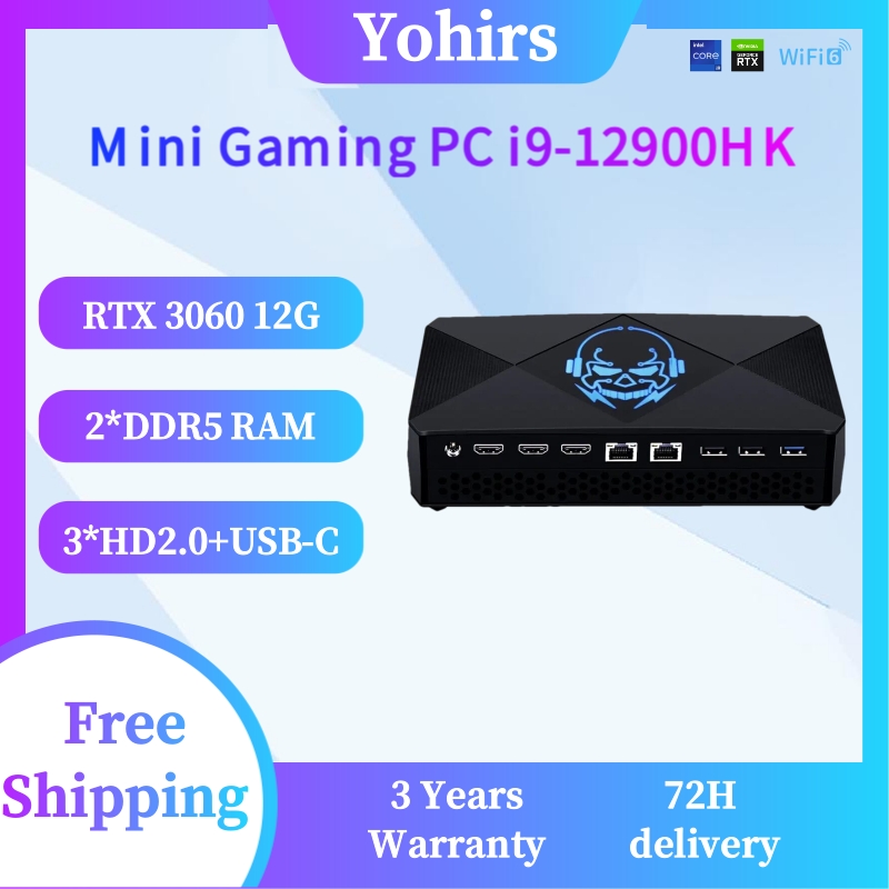 Pc Gaming Nvidia 3060 - كمبيوتر ألعاب صغير الحجم من الجيل