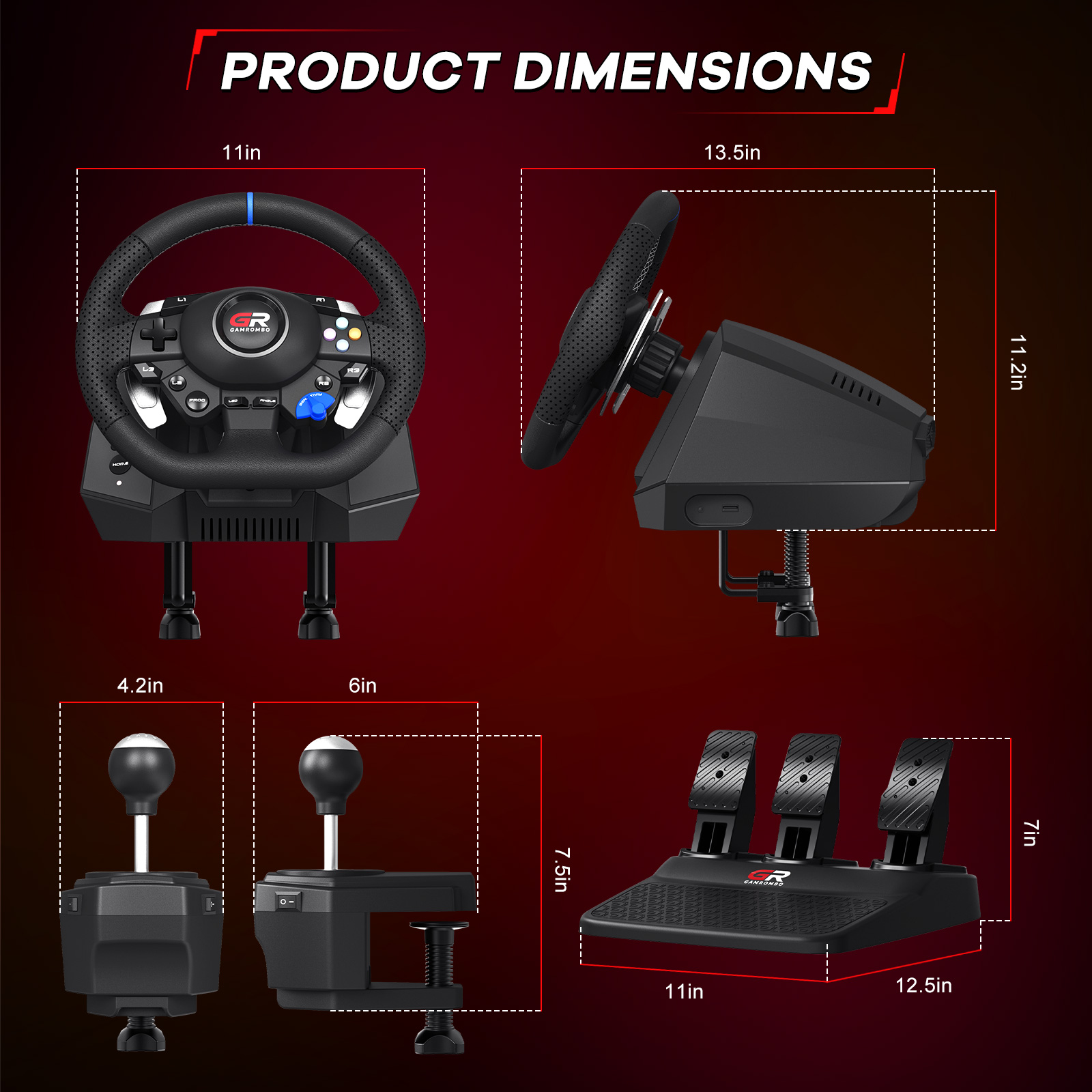 270 ° &900 ° عجلة قيادة للألعا - مراجعة Pc Gaming Set وسعره