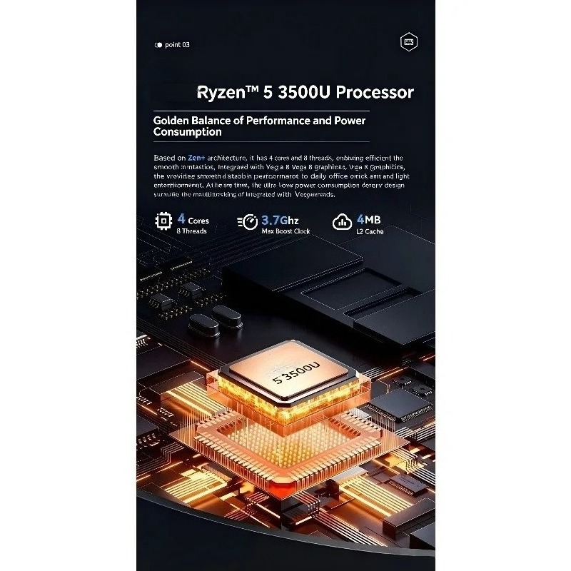 كمبيوتر مصغر Ryzen 5 3500U للا - مراجعة Pc Gaming Ryzen 5 وسعره