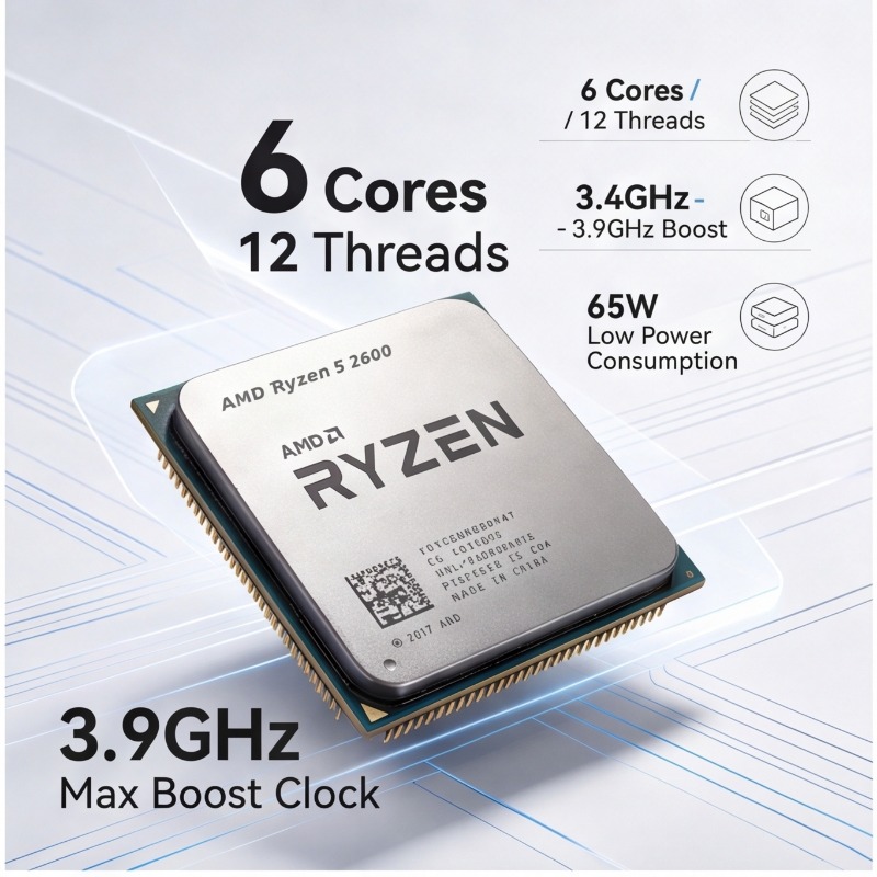 معالج AMD Ryzen 5 2600 R5 2600 - مراجعة Pc Gaming Ryzen 5 وسعره