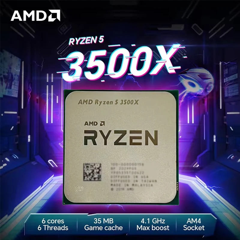 معالج Ryzen 5 3500X بستة أنوية - مراجعة Pc Gaming Gtx 1660 وسعره