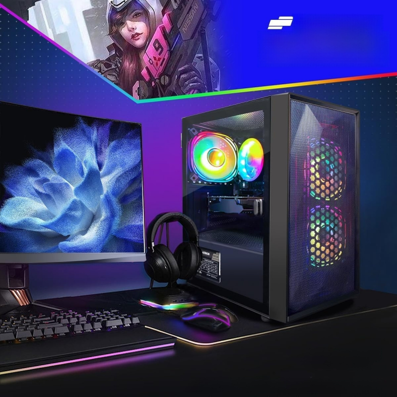 كمبيوتر ألعاب مكتبي، معالج Cor - مراجعة Pc Gaming Gtx 1660 وسعره