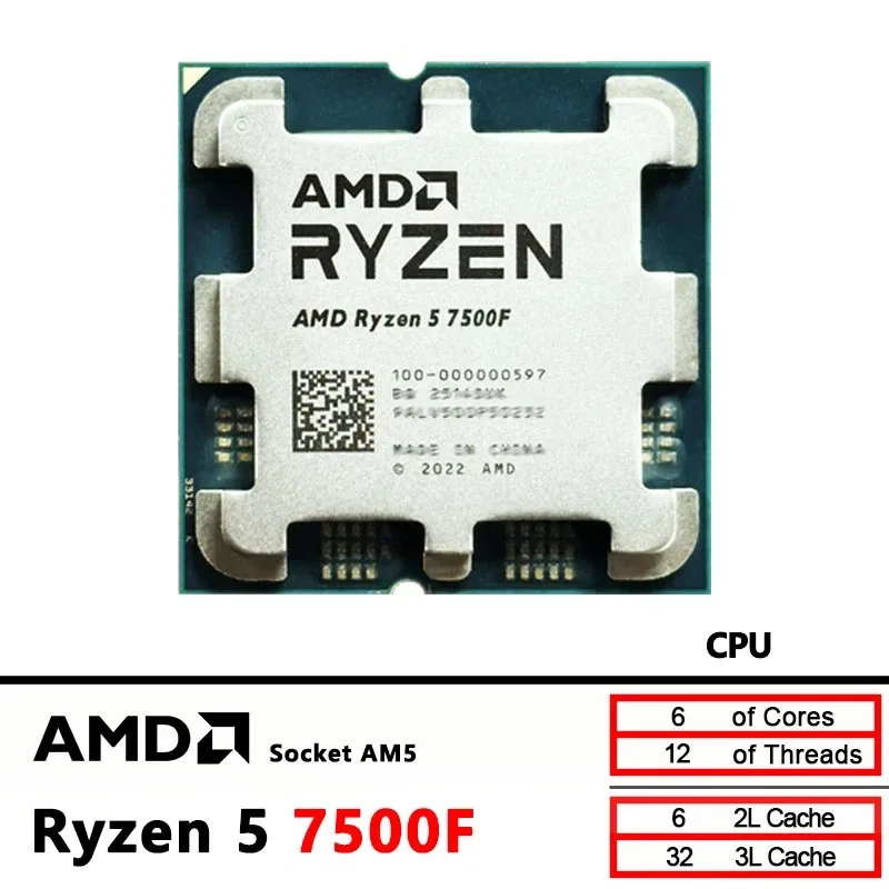 معالج سطح المكتب AMD Ryzen 5 7 - مراجعة Pc Gaming Ryzen 5 وسعره