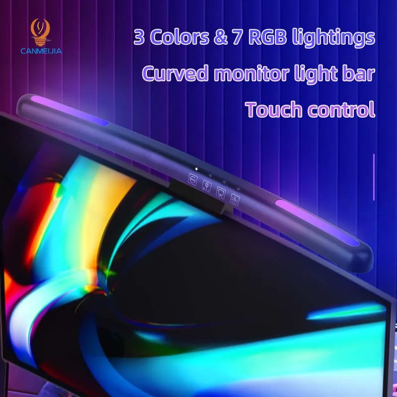 شريط ضوء LED منحني ، مصباح شاش - مراجعة Pc Gaming Essentials وسعره